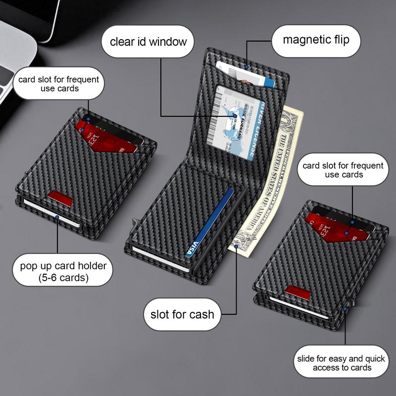 Slate™ Minimalist Pop-Up Wallet
